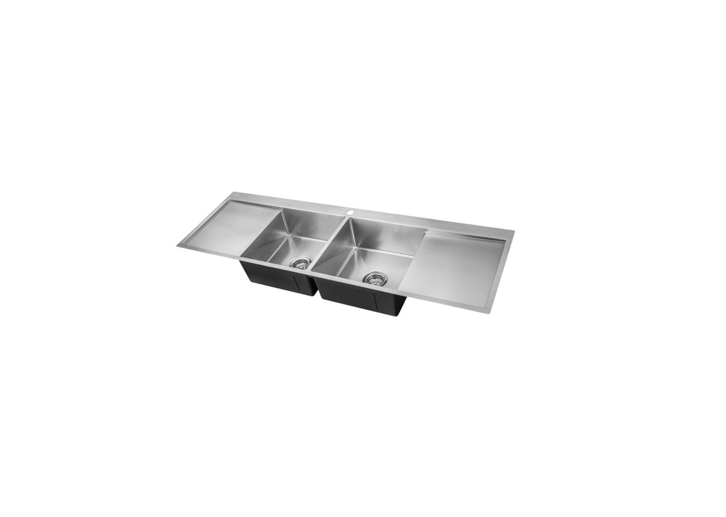 Kitchen Sink Double Bowls and Drainers (1550mm x 500mm)