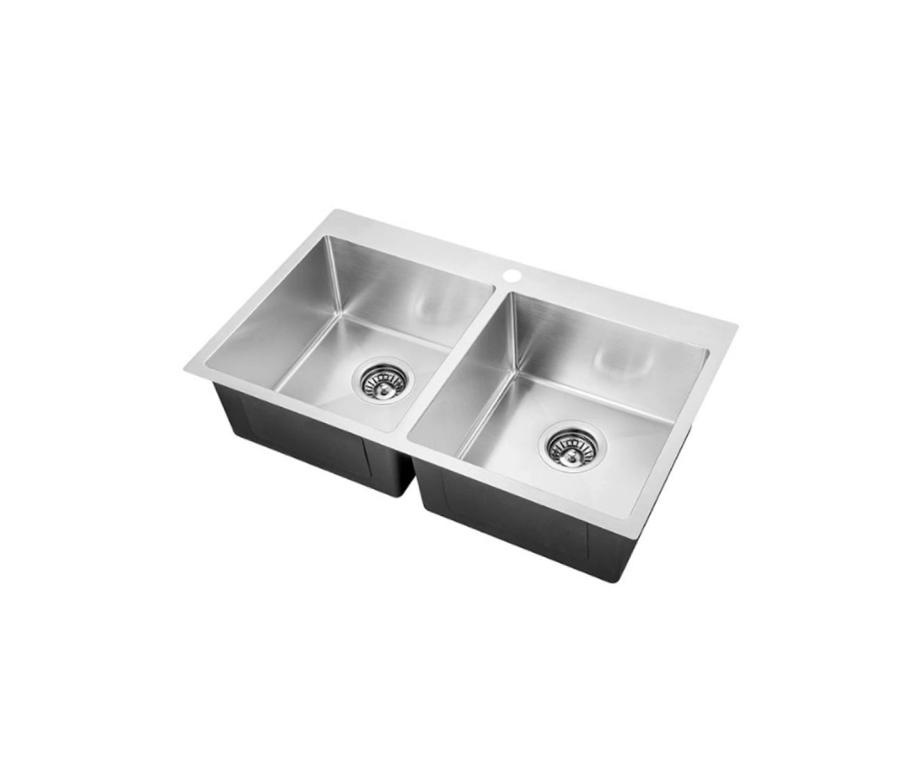 Kitchen Sink Double Bowls with Tap Hole (800m x 500mm)