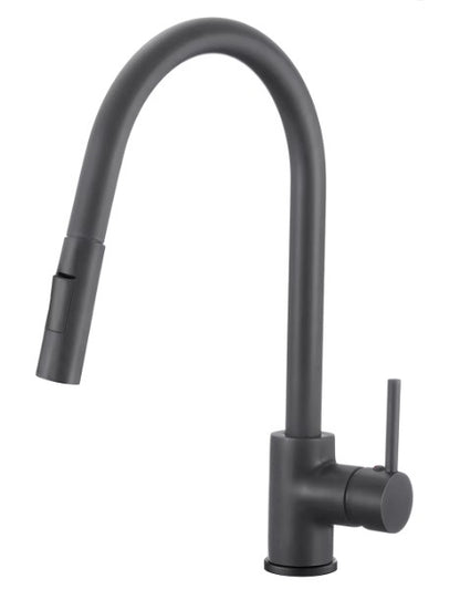 Black Kitchen Mixer Tap with Pull Out Sprayer